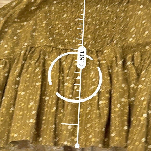 Madewell Rosalie Tie-Strap Top in Olive Green size L - Picture 4 of 4